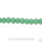 Facetkraal donut 3x2mm (zachtgroen)