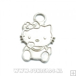 Metalen bedel Hello Kitty
