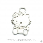 Metalen bedel Hello Kitty