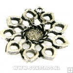 Metalen tussenstuk (antique zilver)