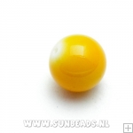 Glaskraal uni 12mm (geel)