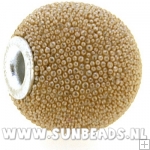 Kashmiri kraal rond (beige)