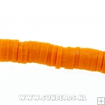 Fimo schijfje 6mm (oranje)