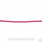 Elastiek gekleurd 1mm (fuchsia)