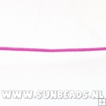 Elastiek gekleurd 1mm (roze)