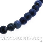 Halfedelsteen rond 6mm (sodalite)