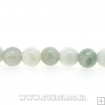 Halfedelsteen rond 6mm (licht jadegroen)