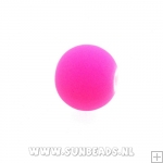 Glaskraal rond 10mm (roze)