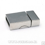 Magneetslot 24x15mm (zilver)