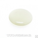 Plaksteen rond 20mm (creme)