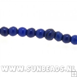 Turquoise kraal rond 2mm (donkerblauw)