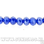 Facetkraal 4x3mm (blauw)