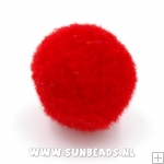 Pompons 16mm (rood)