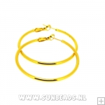 Creolen 35mm goud