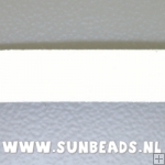 Suede veter plat 10mm (wit)