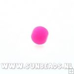 Glaskraal rond 8mm (roze)