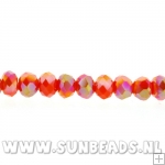 Facetkraal donut 3x2mm (oranje)