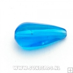 Glaskraal druppel (blauw)