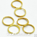 Splitring 10mm (goud)