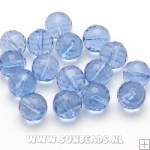 Facet kraal rond 10mm (blauw)