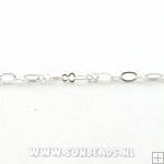 Jasseron fantasie 3mm zilver