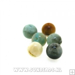 Halfedelsteen rond 10mm (amazonite)