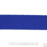 Plat PU leer 10mm (donkerblauw)