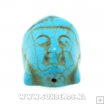 Turquoise kraal buddha 30mm (turquoise)