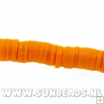 Fimo schijfje 6mm (oranje)