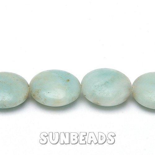 Halfedelsteen Amazonite rond plat 14mm - Klik op de afbeelding om het venster te sluiten