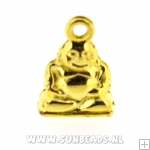 Metalen bedel buddha