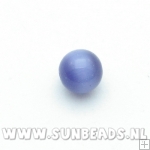 Catseye kraal rond 12mm (paars)