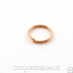 Splitring 12mm (rose-goud)