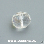 Facet kraal donut 16x12mm (crystal AB)