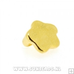 Metalen leerschuiver bloemetje tbv 10mm leer Metalen leerschuiver bloemetje tbv 10mm leer