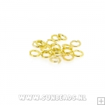 Ringetjes open 4mm (goud)