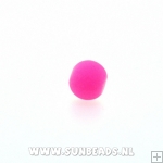 Glaskraal rond 4mm (roze)