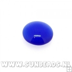 Plaksteen rond 12mm (donkerblauw)