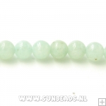 Halfedelsteen rond 4mm (zachtgroen)