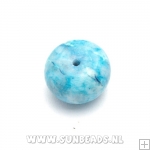 Halfedelsteen donut (turquoise)