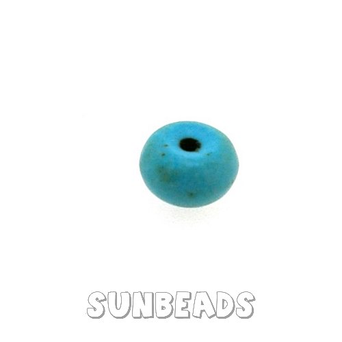 Turquoise kraal donut (turquoise) - Klik op de afbeelding om het venster te sluiten