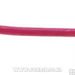 Rondleer 2mm roze, 3mtr