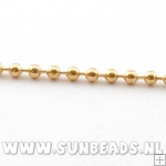 Ball chain ketting 4mm rose goud