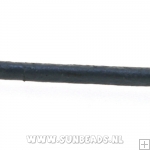 Rondleer 2mm donkergrijs, 3mtr