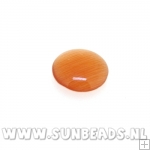 Plaksteen rond 12mm (oranje)