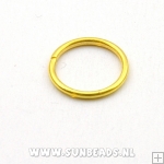 Ringetjes open 16mm (goud)