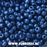 Rocailles 3mm (blauw metallic)