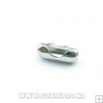 Ball chain slot 3.2mm zilver