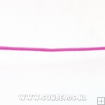 Elastiek gekleurd 1mm (roze)