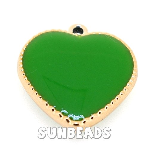 Kunststof hanger hart (groen) - Klik op de afbeelding om het venster te sluiten